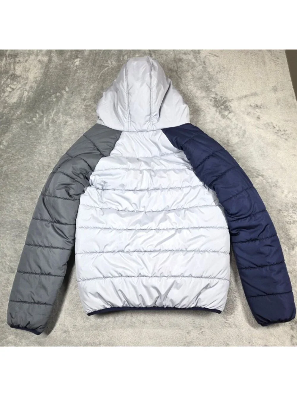 Under Armour Jacket Boys Youth Large Gray UA Tuckerman Lightweight Puffer Coat